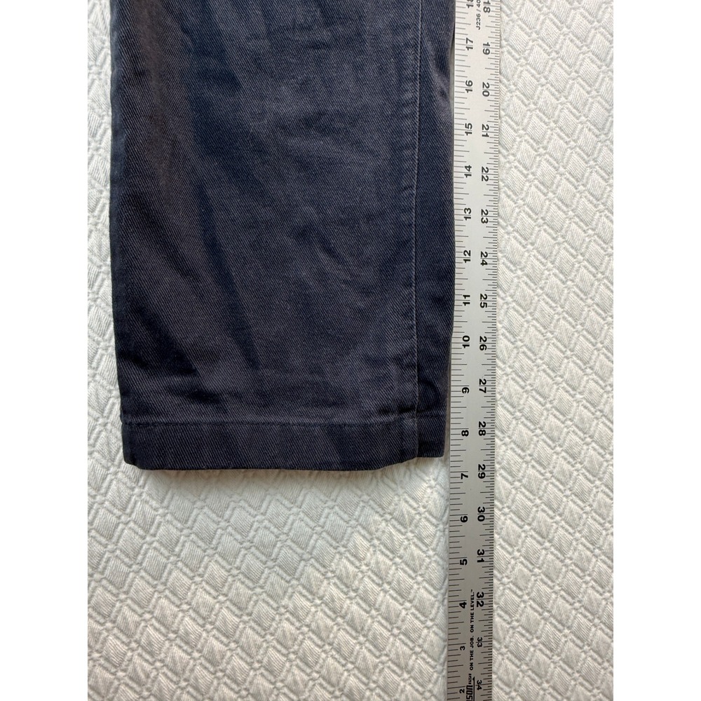 Eddie Bauer Mens M Navy Blue Elastic Waist Drawstring Lounge Pull On Pants - Picture 6 of 7